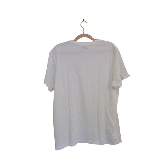 J. Crew Men's 100% Cotton White T-Shirt L - Picture 4 of 4